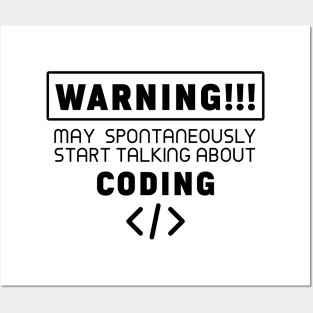 Warning, may spontaneously start talking about coding Posters and Art